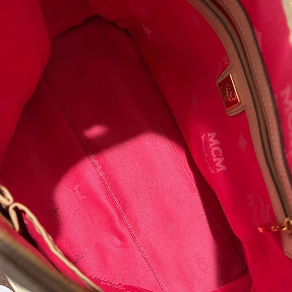 MCM Top-Zip Visetos 2-Way Bag - Picture 9 of 16